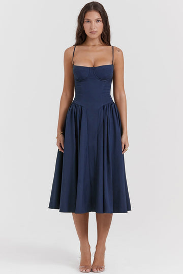 Maria Korse Midi Elbise