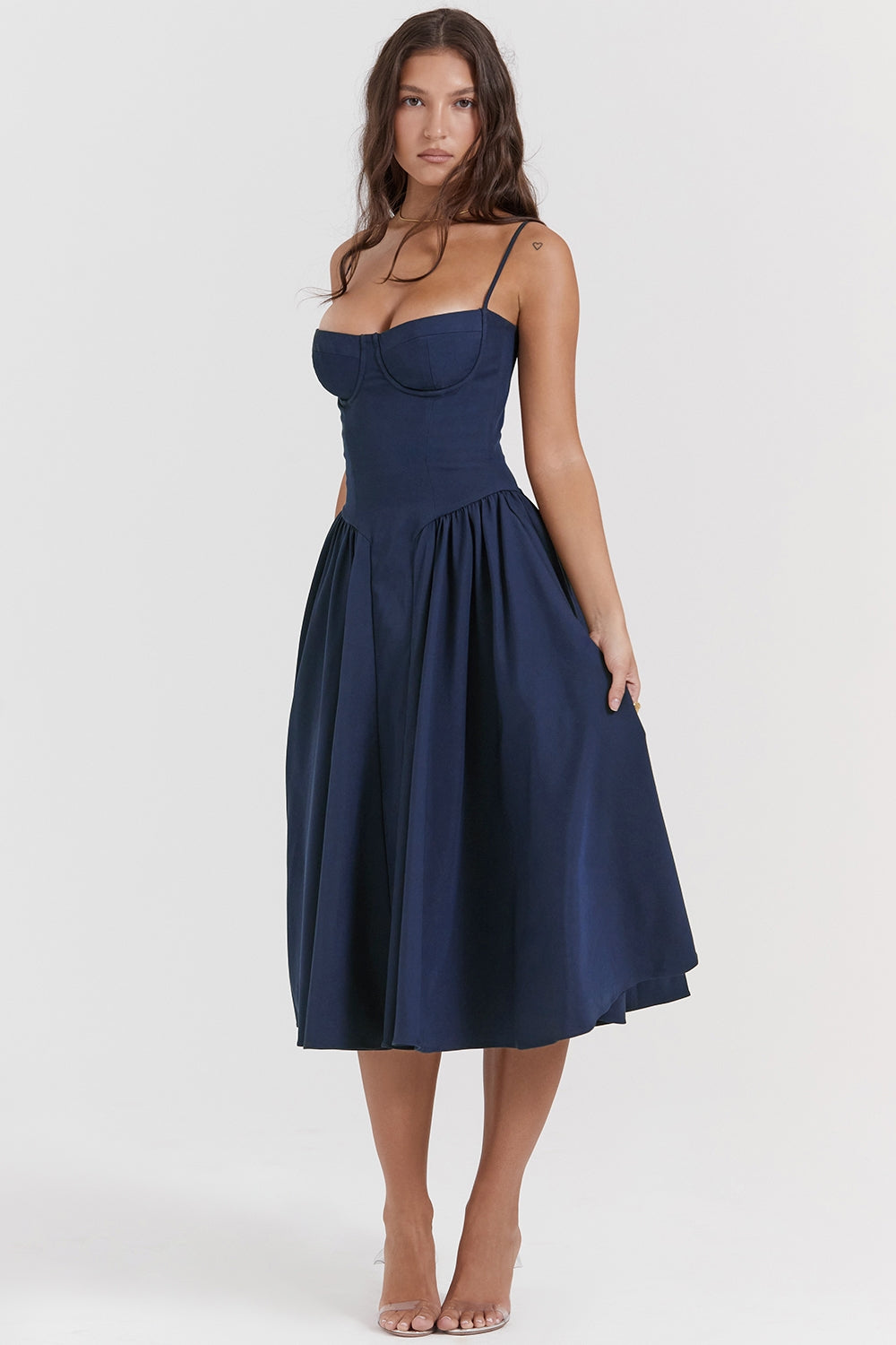 Maria Korse Midi Elbise